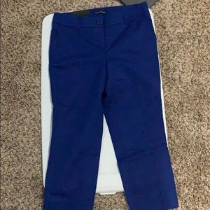Blue ankle length pants